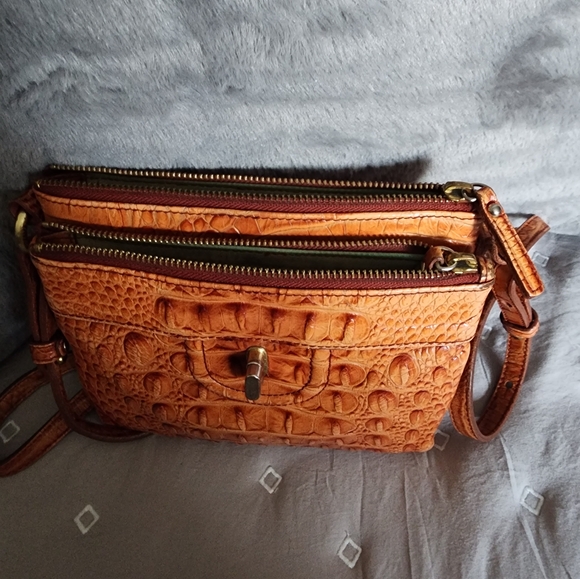 Gently used Brahmin crossbody - Picture 1 of 8